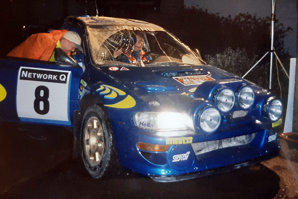 авария на Subaru Impreza WRC