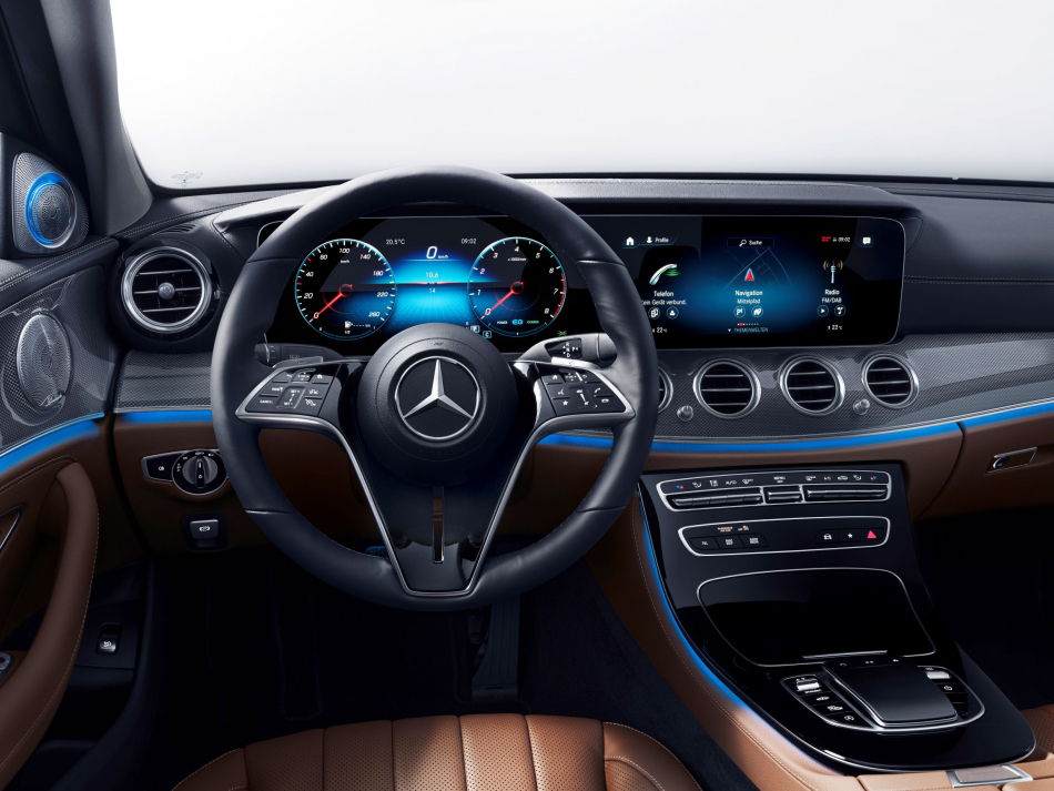 Mercedes-Benz E-Класс 2020 рестайлинг интерьер