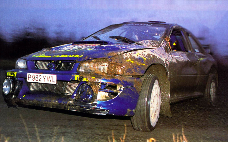 авария на Subaru Impreza WRC