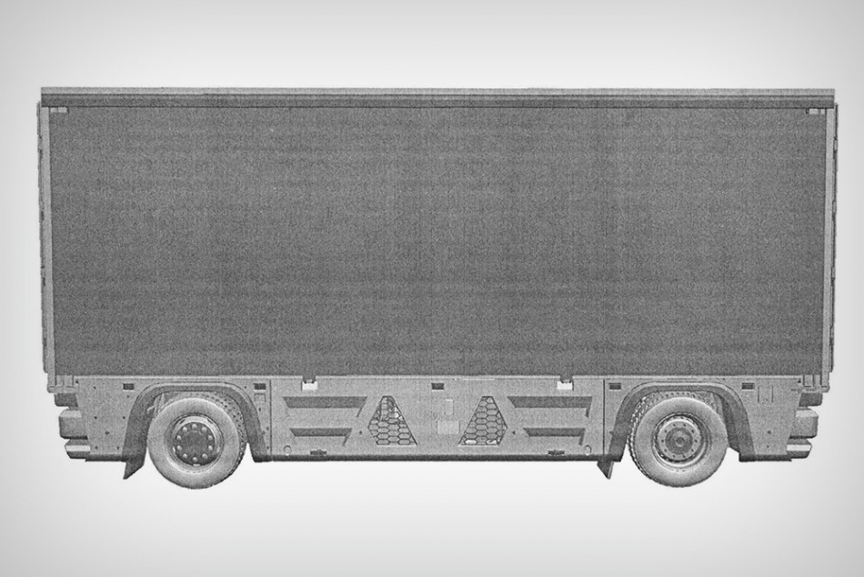 Электрический грузовик без кабины запатентовали в Росси Фото 2